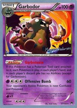 Pokemon | Garbodor (57/122) (Garbanette - Magnus Pedersen) [World Championships 2018] | The Nerd Merchant