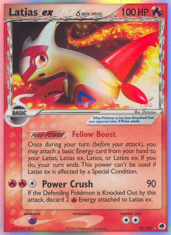 Pokemon | Latias ex (95/101) (Delta Species) [EX: Dragon Frontiers] | The Nerd Merchant
