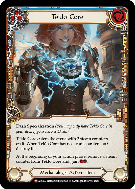 Flesh and Blood TCG | Teklo Core [U-ARC007] (Arcane Rising Unlimited)  Unlimited Rainbow Foil | The Nerd Merchant