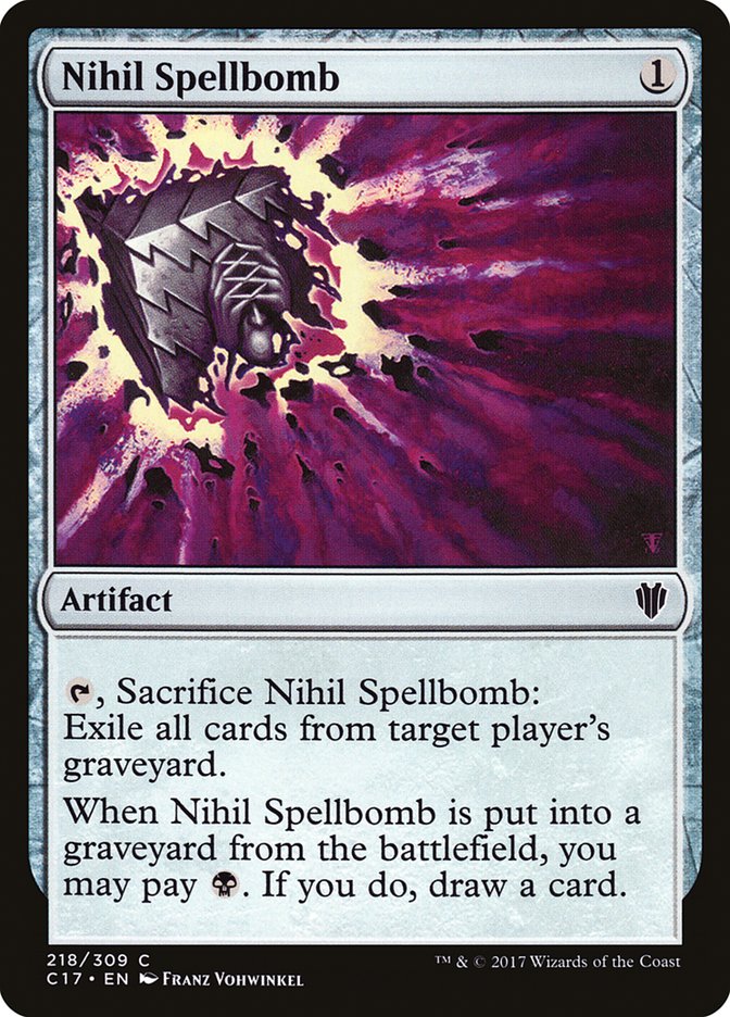 Magic | Nihil Spellbomb [Commander 2017] | The Nerd Merchant