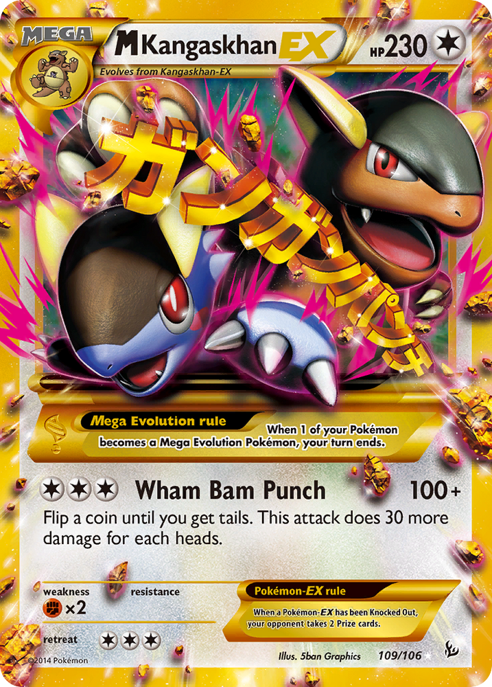 Pokemon | M Kangaskhan EX (109/106) [XY: Flashfire] | The Nerd Merchant