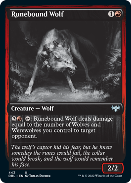 Magic | Runebound Wolf [Innistrad: Double Feature] | The Nerd Merchant