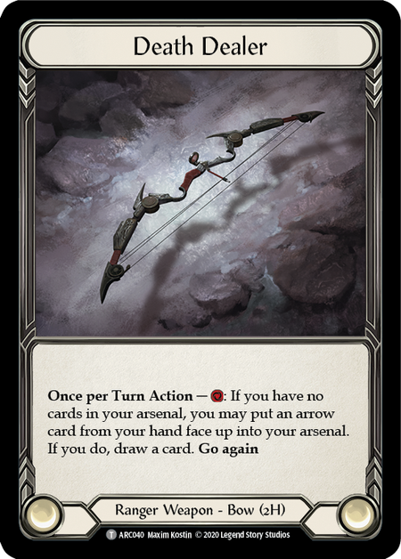 Flesh and Blood TCG | Death Dealer // Kano, Dracai of Aether [U-ARC040 // U-ARC113] (Arcane Rising Unlimited)  Unlimited Normal | The Nerd Merchant