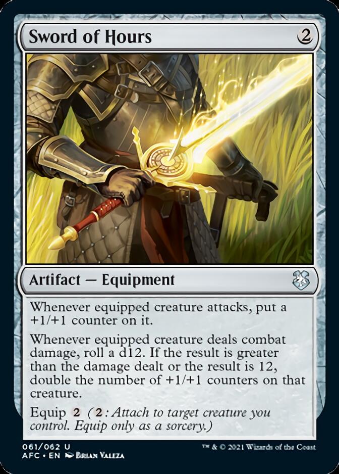 Magic | Sword of Hours [Dungeons & Dragons: Adventures in the Forgotten Realms Commander] | The Nerd Merchant