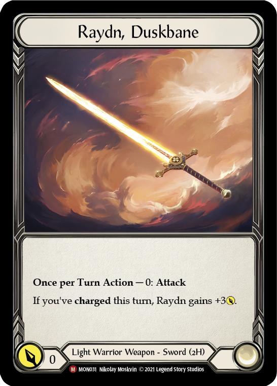 Flesh and Blood TCG | Raydn, Duskbane [MON031] (Monarch)  1st Edition Normal | The Nerd Merchant