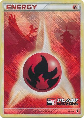 Pokemon | Fire Energy (89/95) (Play Pokemon Promo) [HeartGold & SoulSilver: Call of Legends] | The Nerd Merchant