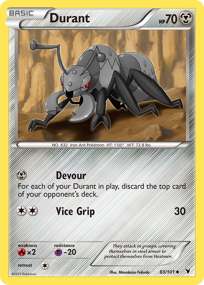 Pokemon | Durant (83/101) [Black & White: Noble Victories] | The Nerd Merchant