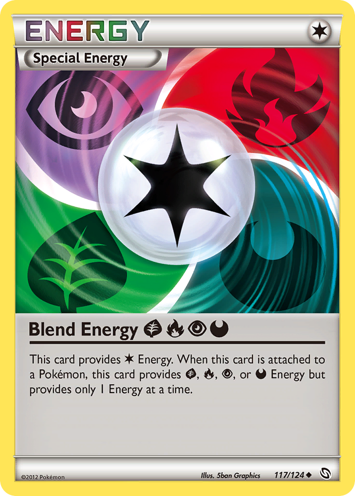 Pokemon | Blend Energy GrassFirePsychicDarkness (117/124) [Black & White: Dragons Exalted] | The Nerd Merchant