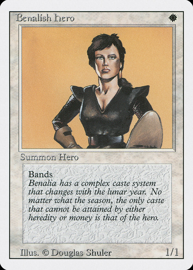 Magic | Benalish Hero [Revised Edition] | The Nerd Merchant