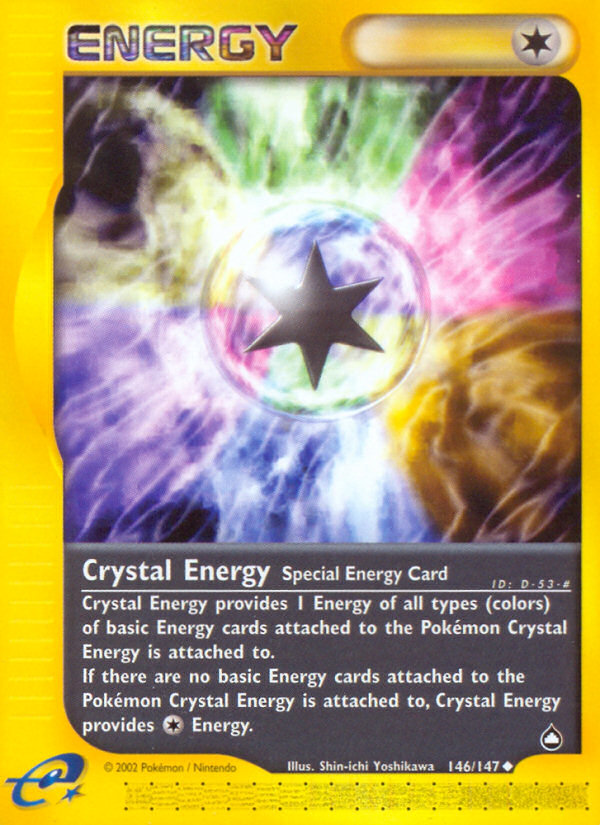 Pokemon | Crystal Energy (146/147) [Aquapolis] | The Nerd Merchant