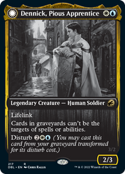 Magic | Dennick, Pious Apprentice // Dennick, Pious Apparition [Innistrad: Double Feature] | The Nerd Merchant