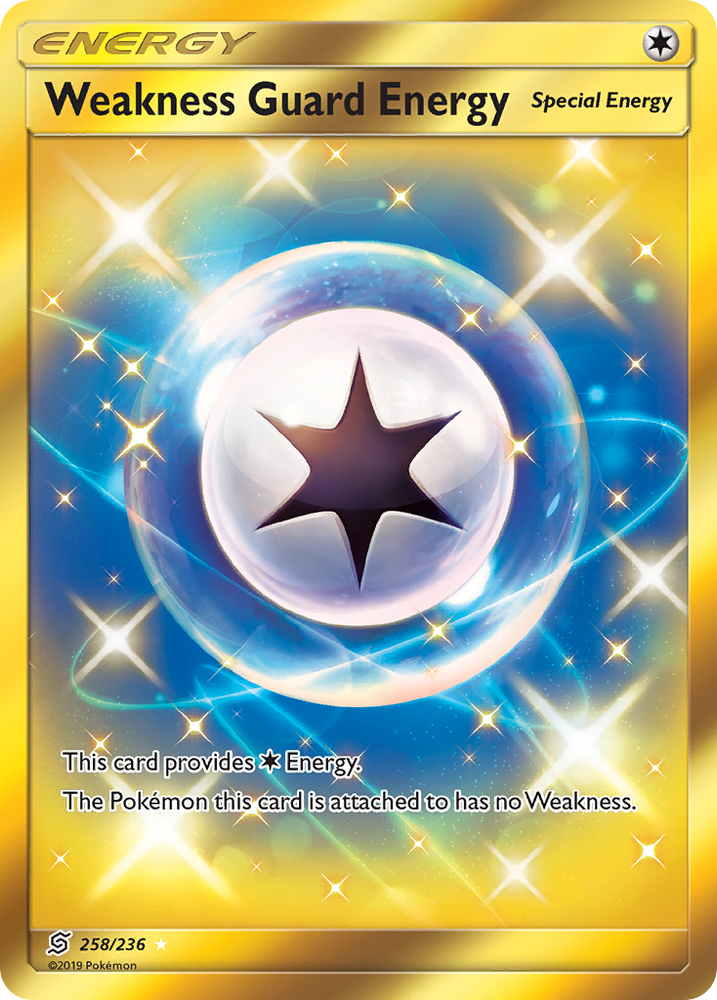 Pokemon | Weakness Guard Energy (258/236) [Sun & Moon: Unified Minds] | The Nerd Merchant
