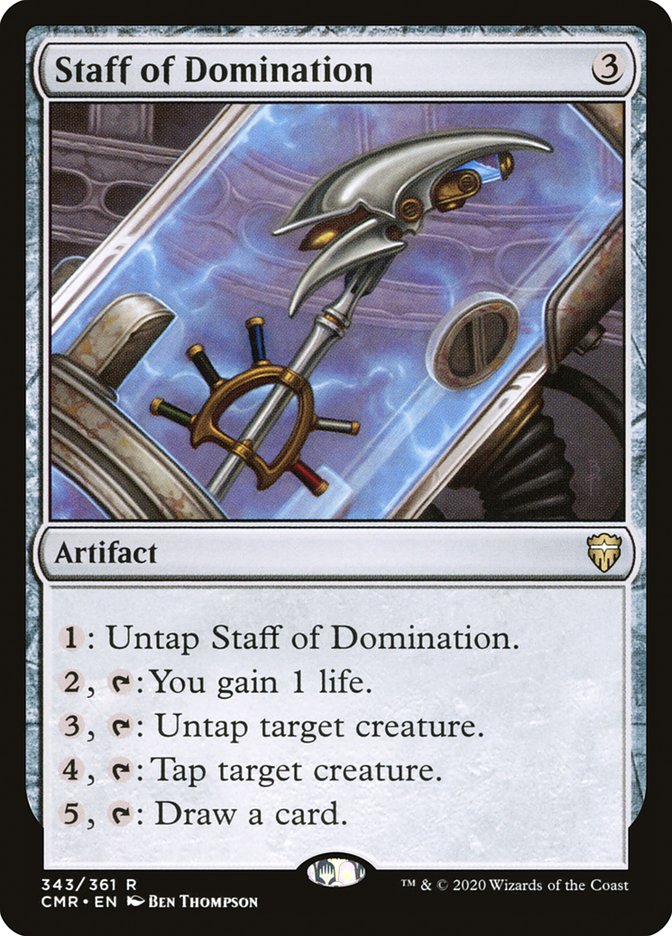Magic | Staff of Domination [Commander Legends] | The Nerd Merchant