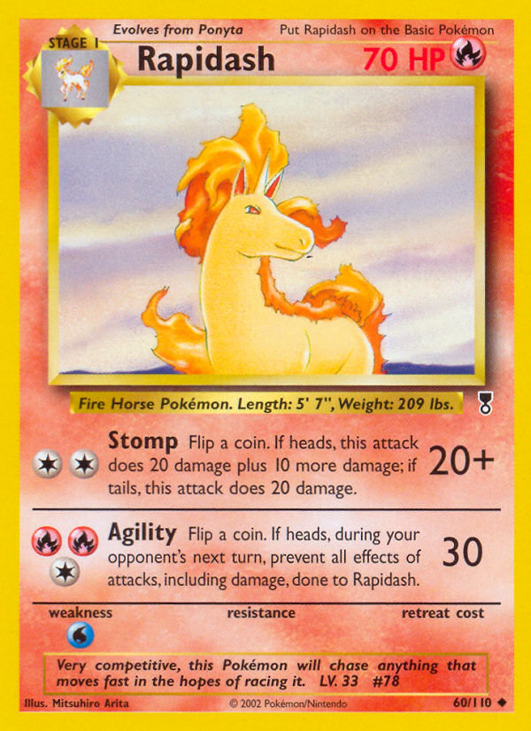 Pokemon | Rapidash (60/110) [Legendary Collection] | The Nerd Merchant