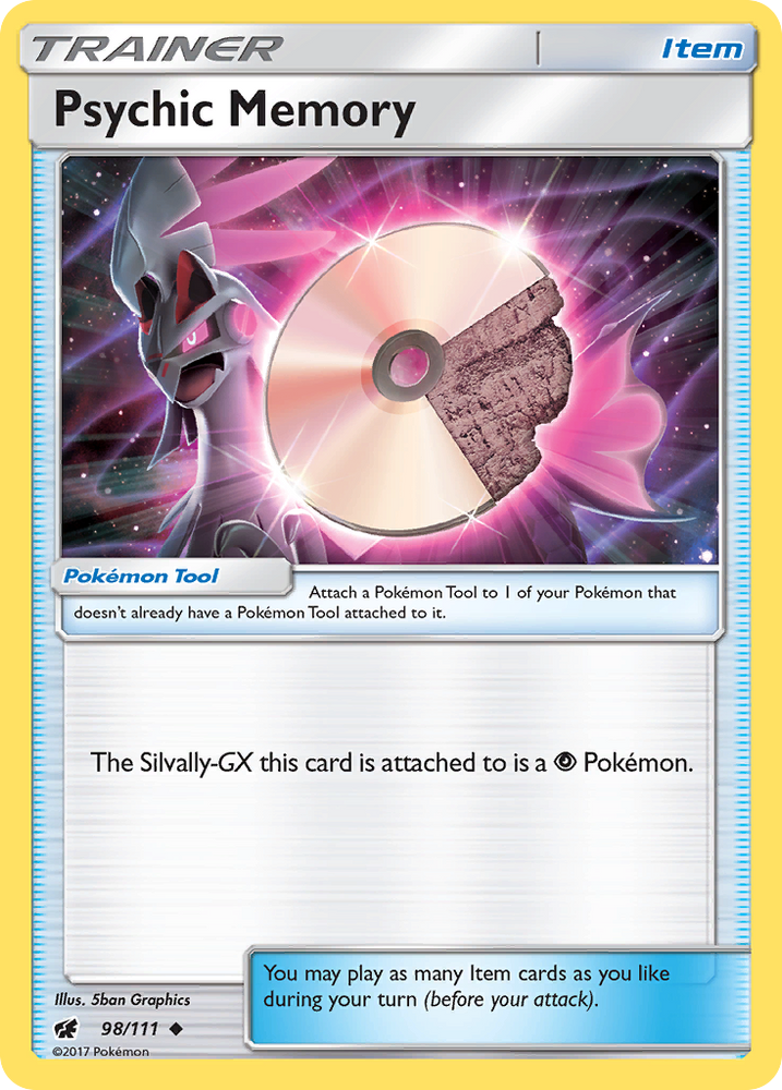 Pokemon | Psychic Memory (98/111) [Sun & Moon: Crimson Invasion] | The Nerd Merchant
