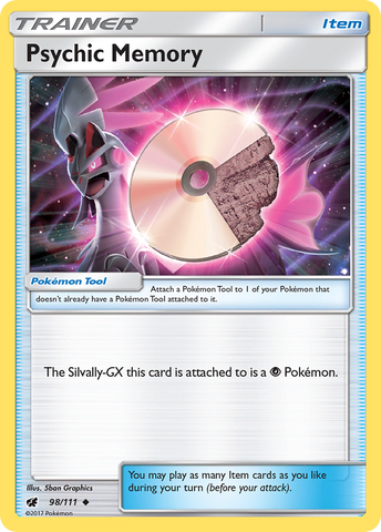 Pokemon | Psychic Memory (98/111) [Sun & Moon: Crimson Invasion] | The Nerd Merchant