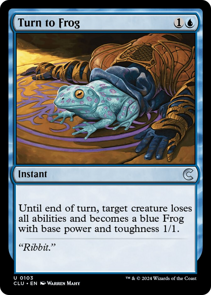 Magic | Turn to Frog [Ravnica: Clue Edition] | The Nerd Merchant