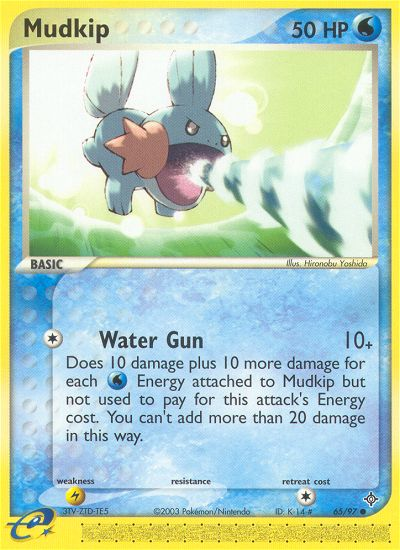 Pokemon | Mudkip (65/97) [EX: Dragon] | The Nerd Merchant