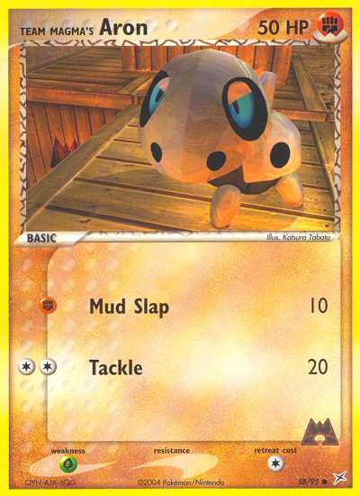 Pokemon | Team Magma's Aron (58/95) [EX: Team Magma vs Team Aqua] | The Nerd Merchant