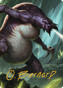 Magic | Ettercap Art Card (Gold-Stamped Signature) [Commander Legends: Battle for Baldur's Gate Art Series] | The Nerd Merchant