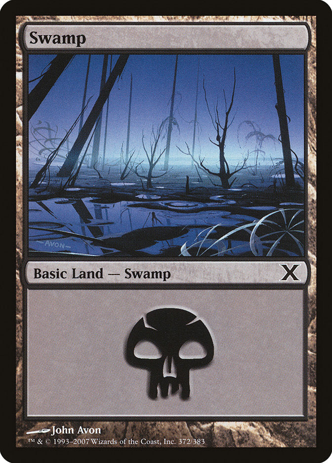 Magic | Swamp (372) [Tenth Edition] | The Nerd Merchant