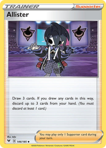 Pokemon | Allister (146/185) [Sword & Shield: Vivid Voltage] | The Nerd Merchant