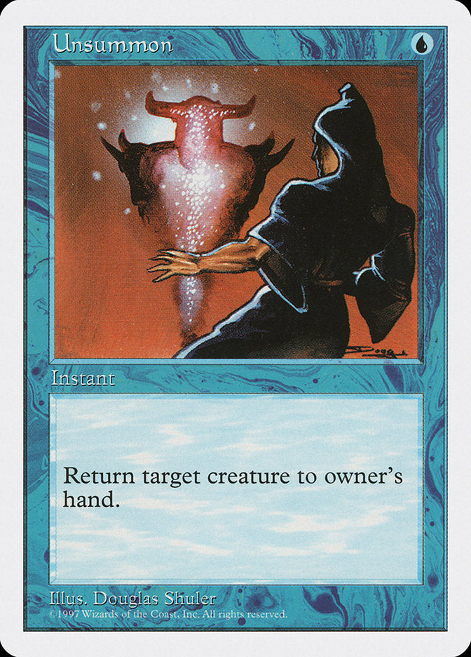 Magic | Unsummon [Fifth Edition] | The Nerd Merchant