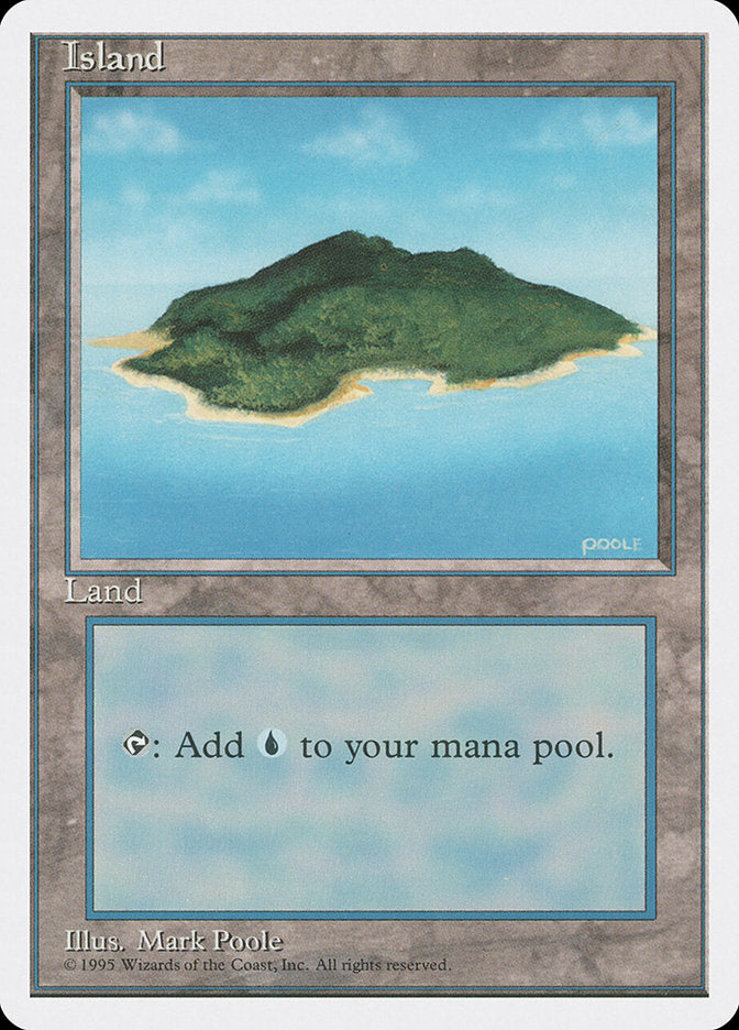 Magic | Island (Blue Sky) [Fourth Edition] | The Nerd Merchant