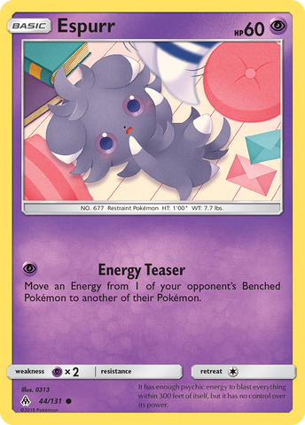 Pokemon | Espurr (44/131) [Sun & Moon: Forbidden Light] | The Nerd Merchant