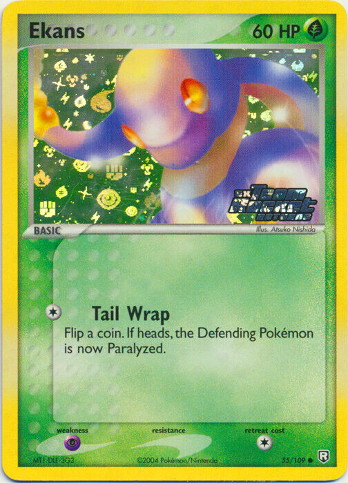 Pokemon | Ekans (55/109) (Stamped) [EX: Team Rocket Returns] | The Nerd Merchant
