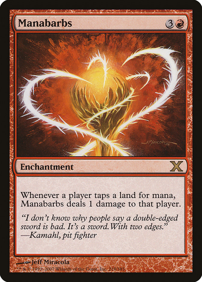 Magic | Manabarbs [Tenth Edition] | The Nerd Merchant