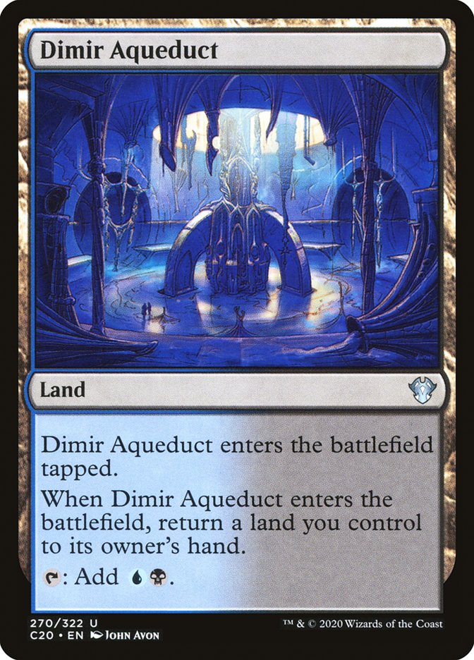 Magic | Dimir Aqueduct [Commander 2020] | The Nerd Merchant