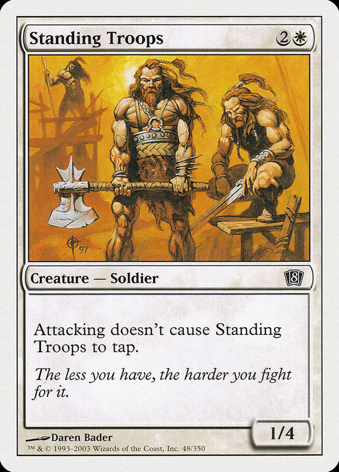 Magic | Standing Troops [Eighth Edition] | The Nerd Merchant