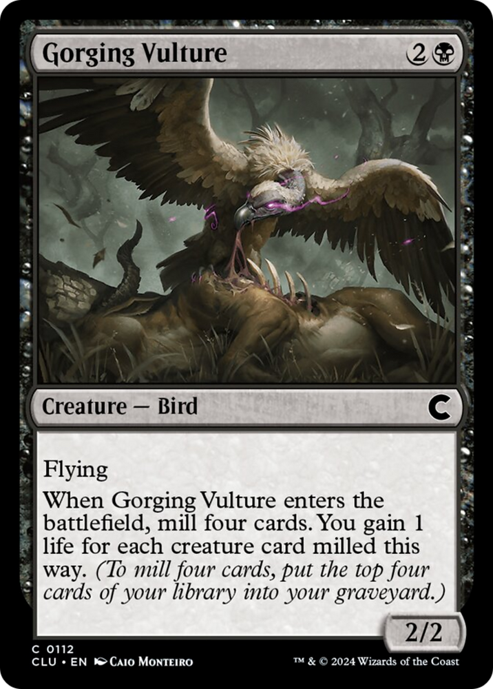 Magic | Gorging Vulture [Ravnica: Clue Edition] | The Nerd Merchant