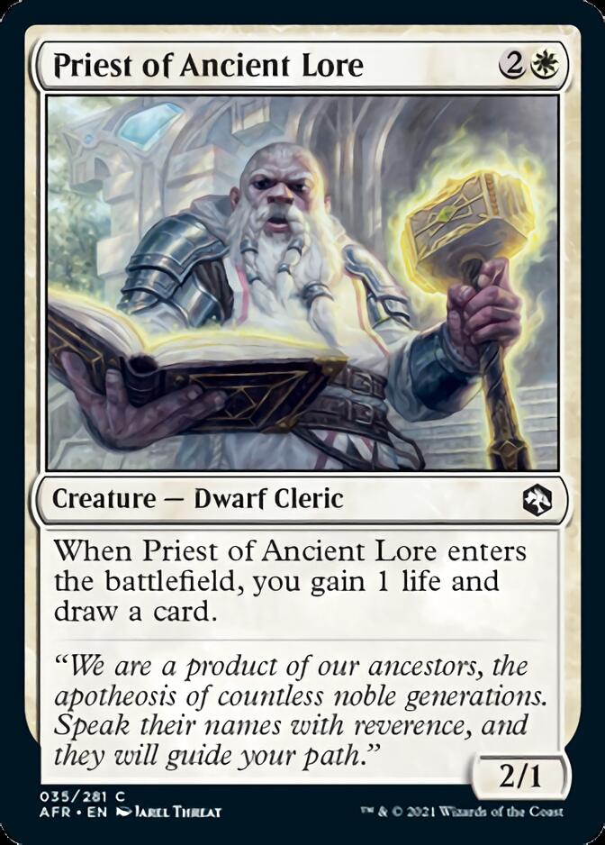 Magic | Priest of Ancient Lore [Dungeons & Dragons: Adventures in the Forgotten Realms] | The Nerd Merchant