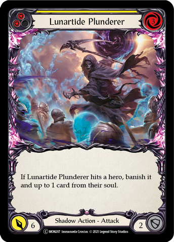 Flesh and Blood TCG | Lunartide Plunderer (Yellow) [U-MON207] (Monarch Unlimited)  Unlimited Normal | The Nerd Merchant