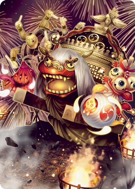 Magic | March of Reckless Joy Art Card [Kamigawa: Neon Dynasty Art Series] | The Nerd Merchant