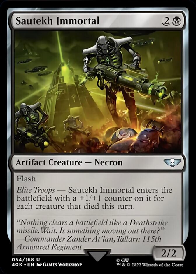 Magic | Sautekh Immortal [Warhammer 40,000] | The Nerd Merchant
