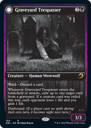 Magic | Graveyard Trespasser // Graveyard Glutton [Innistrad: Double Feature] | The Nerd Merchant