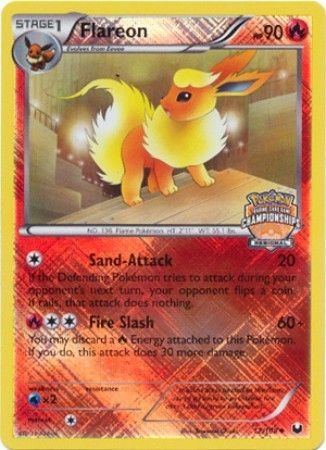 Pokemon | Flareon (12/108) (Regional Championship 2013 Promo) [Black & White: Dark Explorers] | The Nerd Merchant