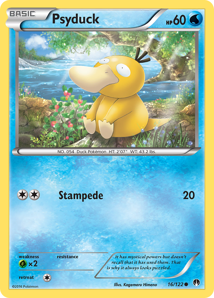 Pokemon | Psyduck (16/122) [XY: BREAKpoint] | The Nerd Merchant