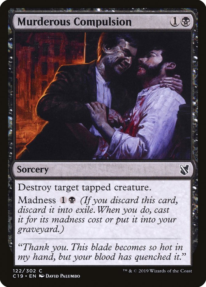Magic | Murderous Compulsion [Commander 2019] | The Nerd Merchant