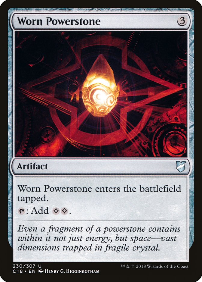 Magic | Worn Powerstone [Commander 2018] | The Nerd Merchant