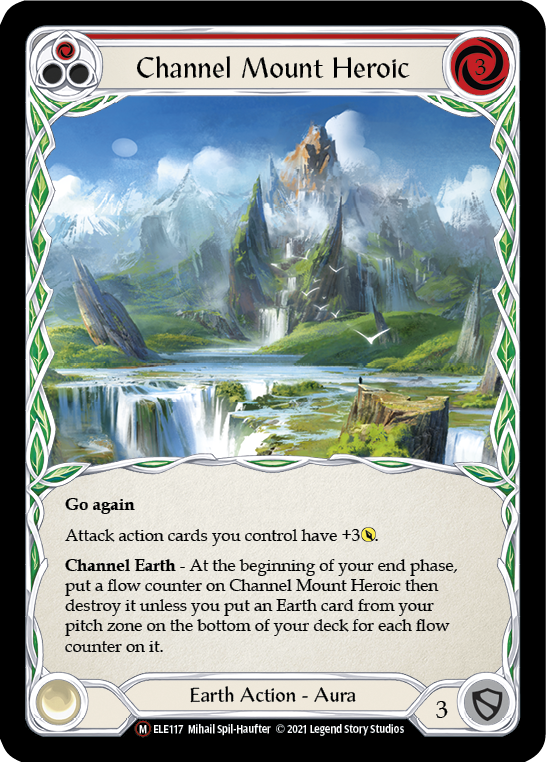 Flesh and Blood TCG | Channel Mount Heroic [U-ELE117] (Tales of Aria Unlimited)  Unlimited Normal | The Nerd Merchant