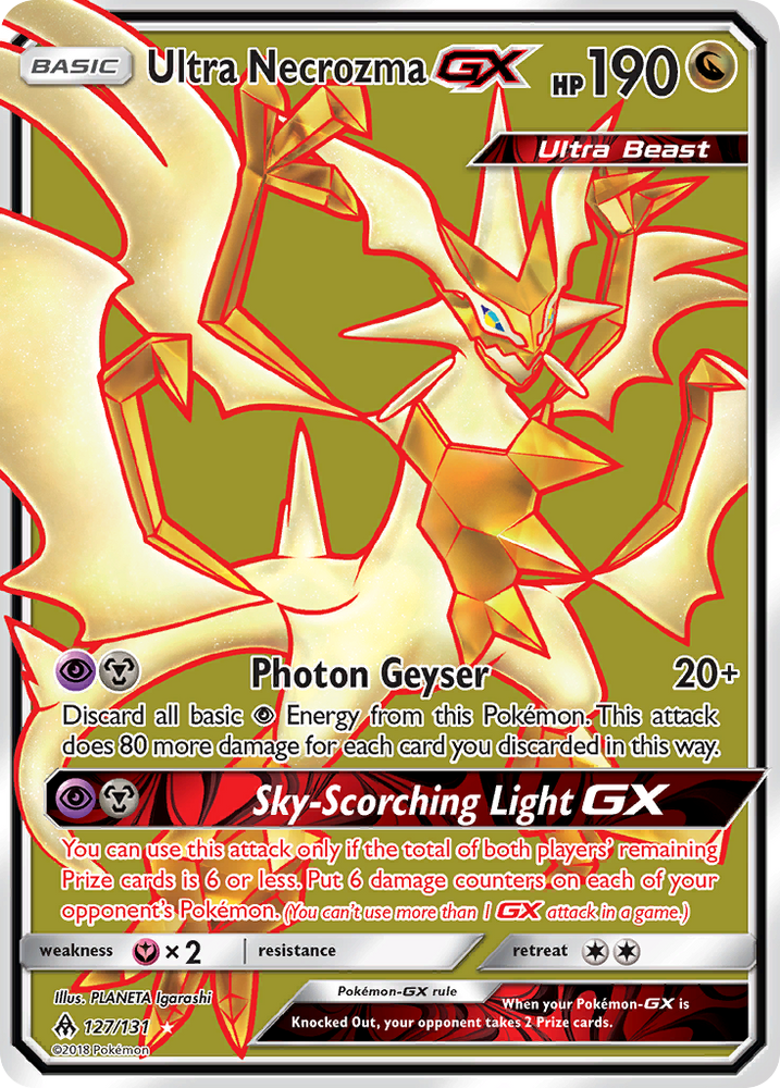 Pokemon | Ultra Necrozma GX (127/131) [Sun & Moon: Forbidden Light] | The Nerd Merchant