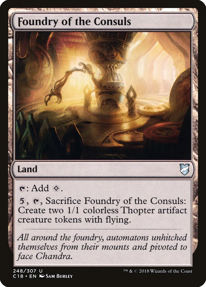 Magic | Foundry of the Consuls [Commander 2018] | The Nerd Merchant