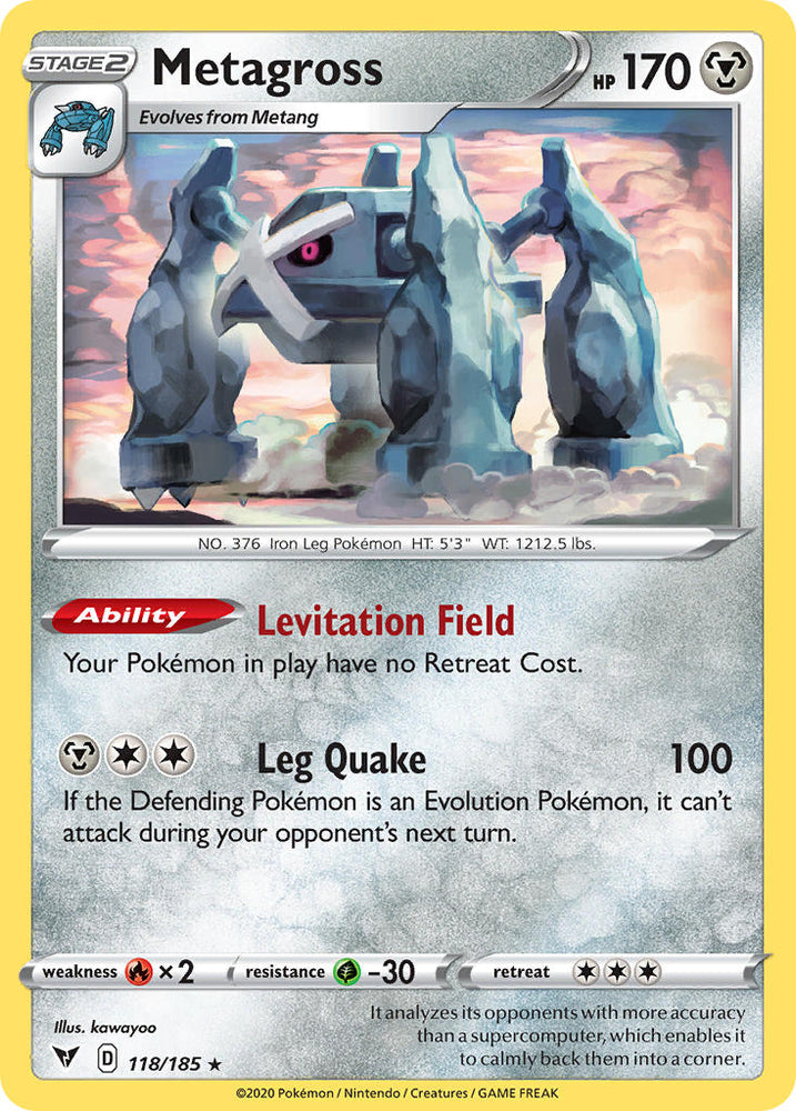 Pokemon | Metagross (118/185) [Sword & Shield: Vivid Voltage] | The Nerd Merchant