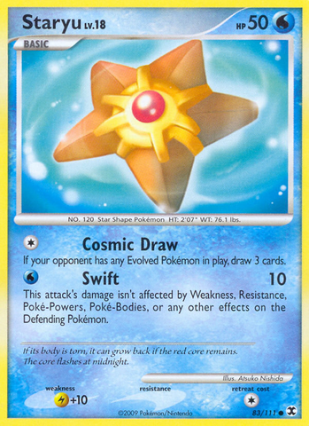 Pokemon | Staryu (83/111) [Platinum: Rising Rivals] | The Nerd Merchant