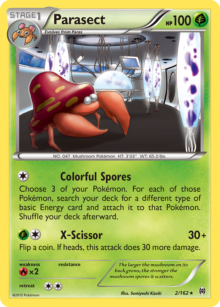 Pokemon | Parasect (2/162) [XY: BREAKthrough] | The Nerd Merchant