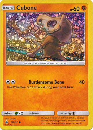 Pokemon | Cubone (57/131) (General Mills Promo) [Sun & Moon: Forbidden Light] | The Nerd Merchant